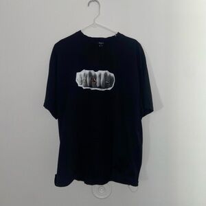 Forever 21 blinged out fingers graphic tee grunge y2k top shortsleeve punk shirt